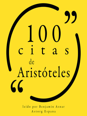 cover image of 100 citas de Aristóteles